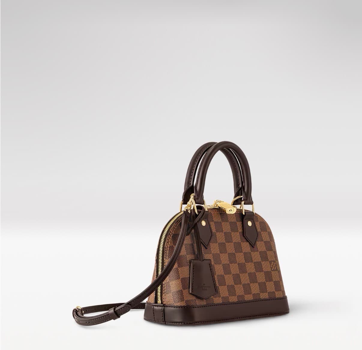 Sac a main Louis vuitton Alma brown PM