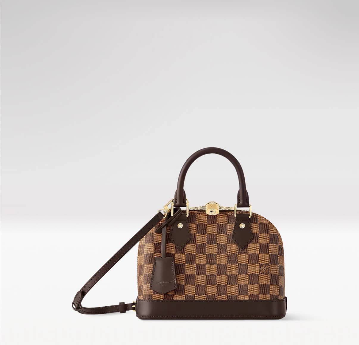 Sac a main Louis vuitton Alma brown PM — vue 4