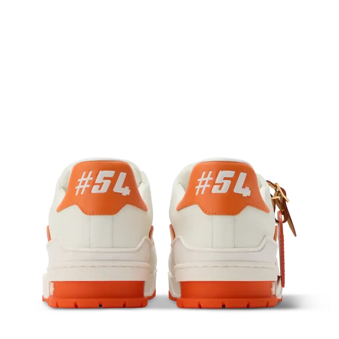 Sneakers LV Traîner Orange • White — vue 2