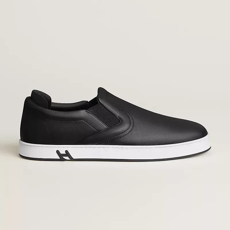 Hermes Sneakers Slip-on Lucky Black