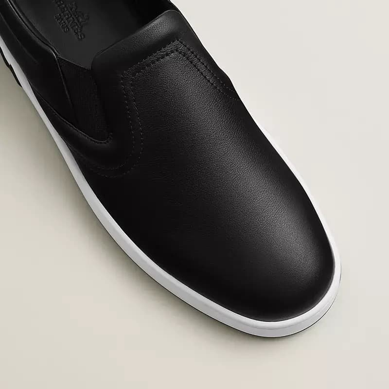 Hermes Sneakers Slip-on Lucky Black — vue 2