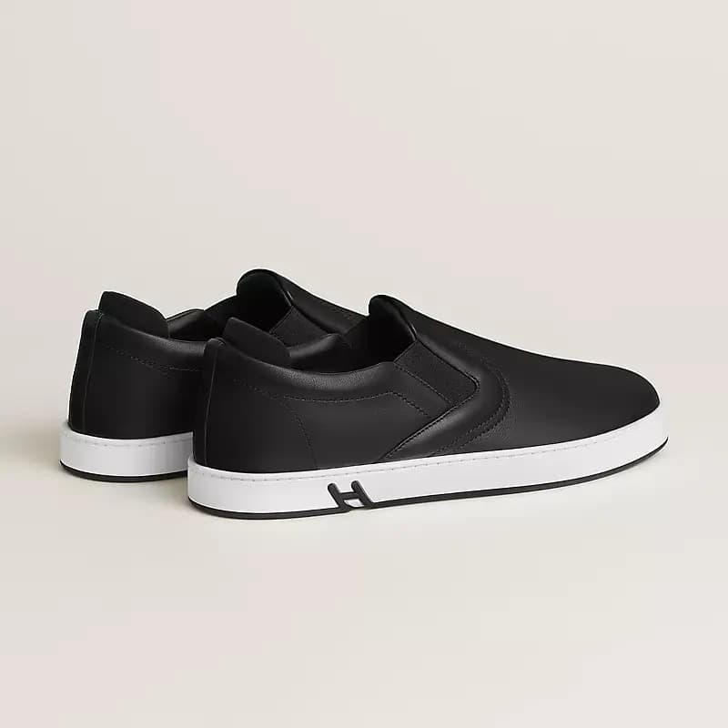 Hermes Sneakers Slip-on Lucky Black — vue 4