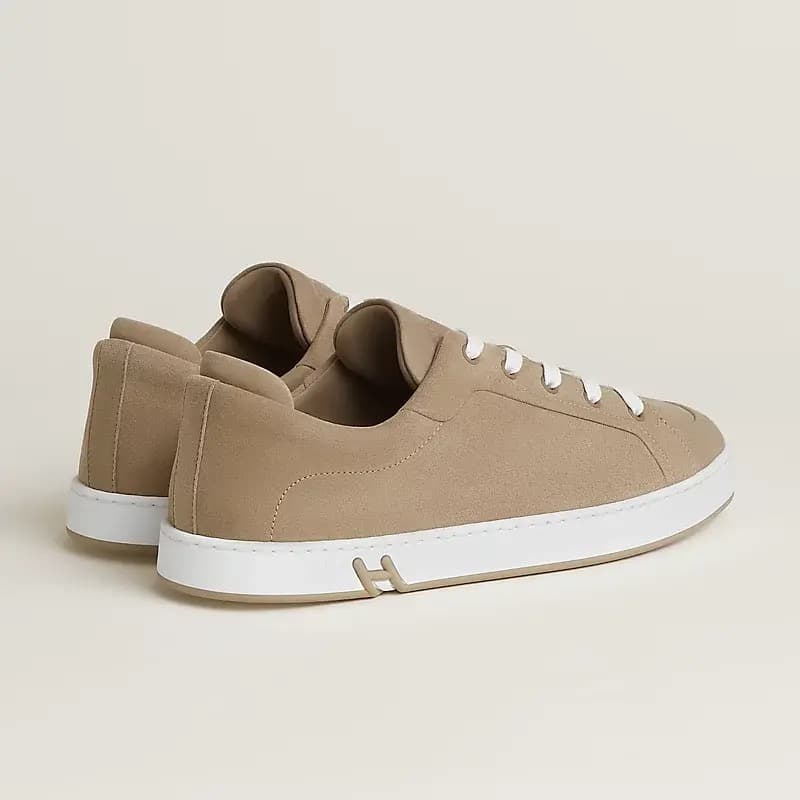 Hermes Sneakers Kid Étoupe — vue 4