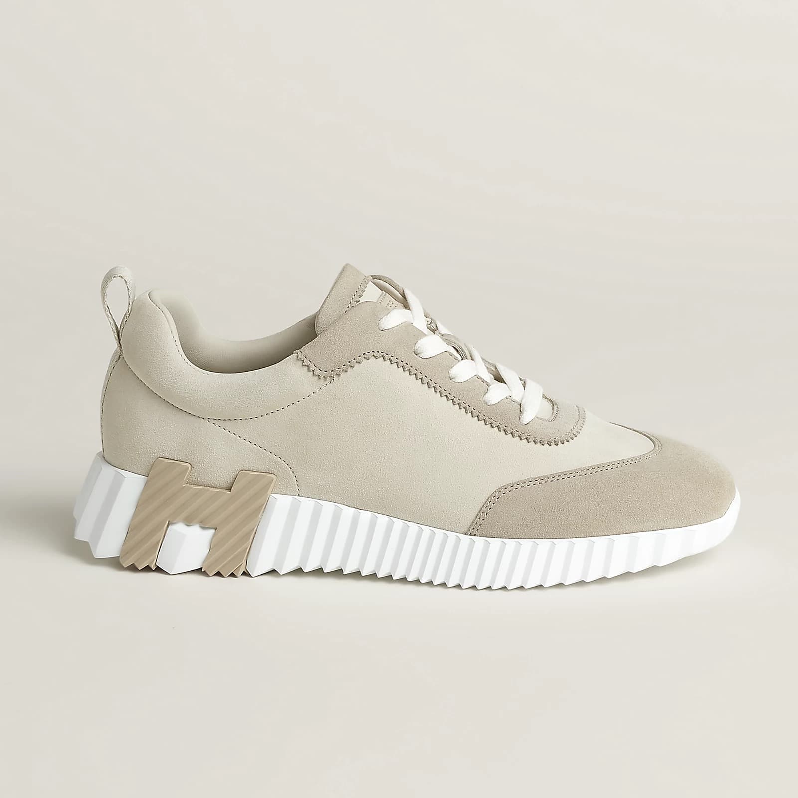 Hermes Sneakers Boucing Beige Glaise • Beige