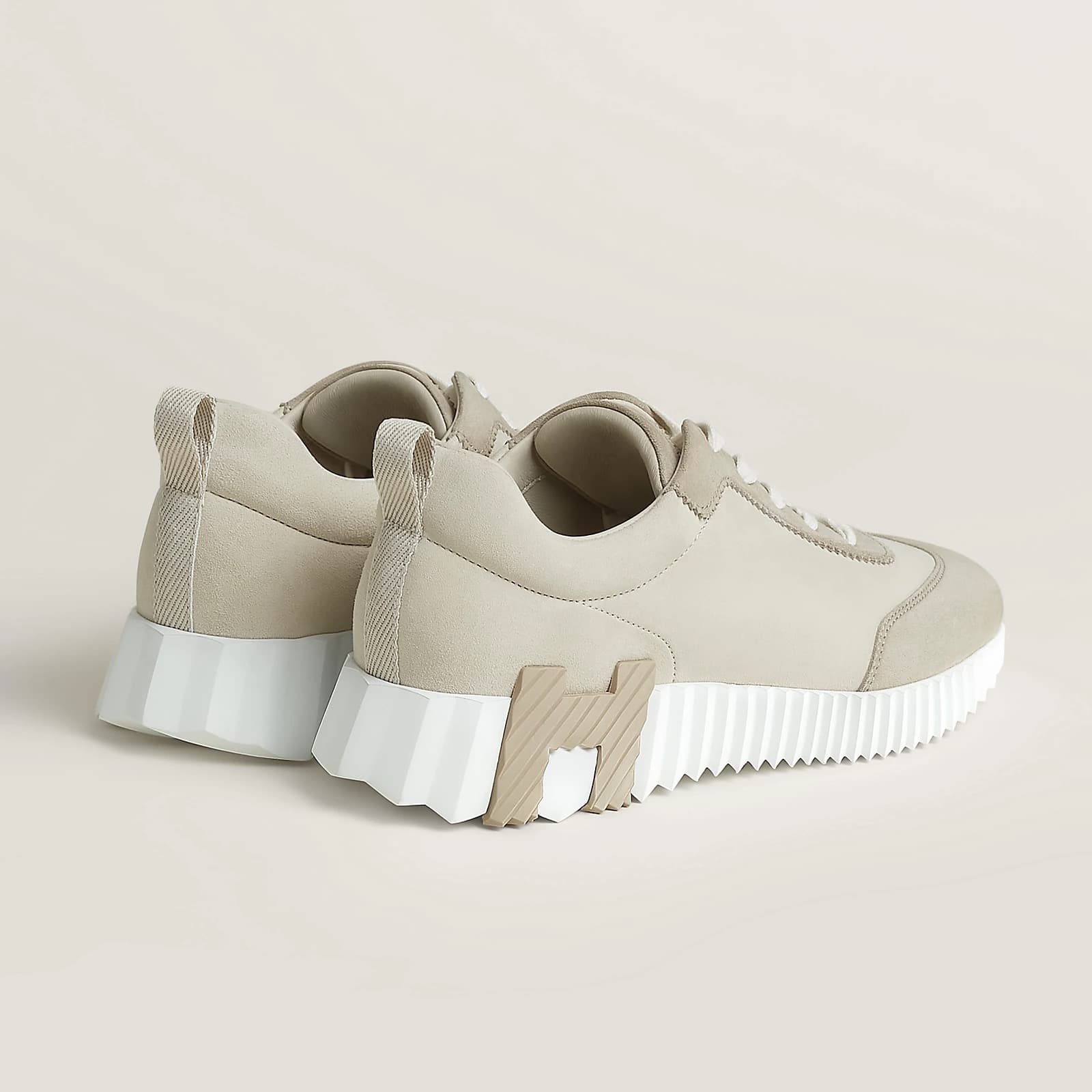 Hermes Sneakers Boucing Beige Glaise • Beige — vue 3