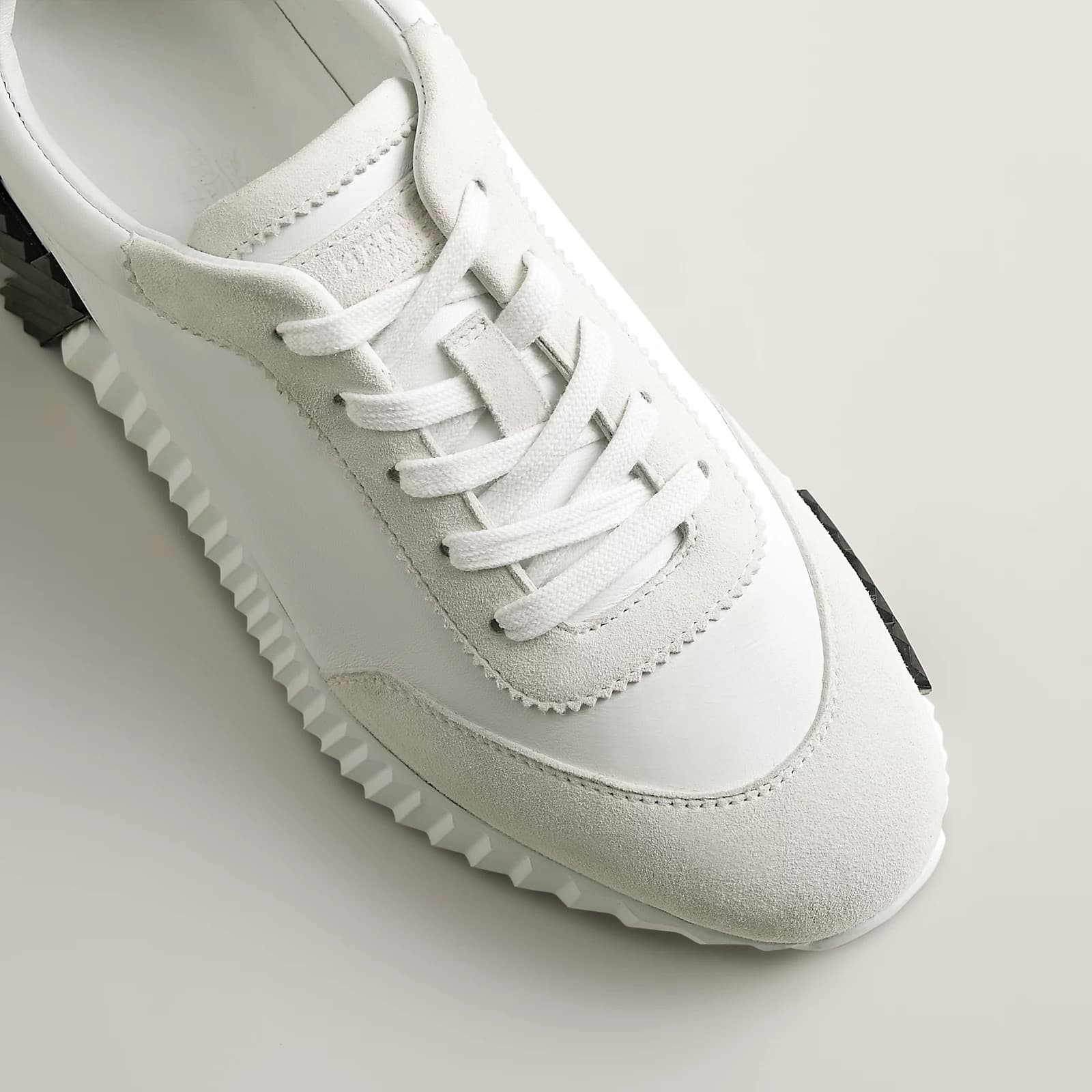 Hermes Sneakers Boucing Blanc • Gris — vue 2