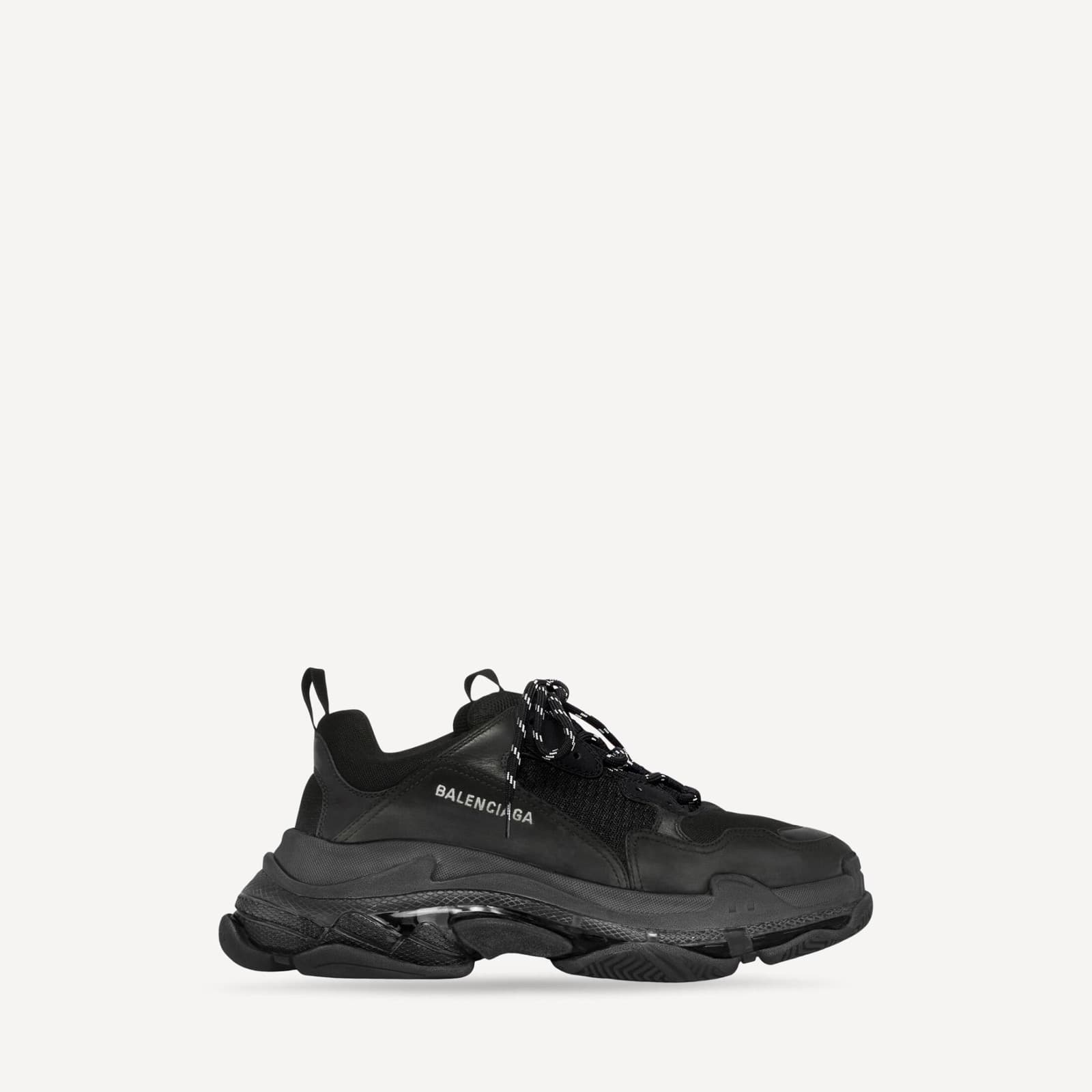 Balanciaga Sneakers Triple S Clear Sole Black
