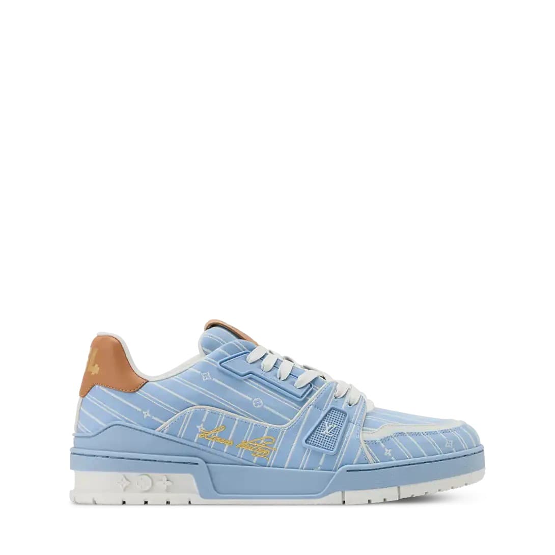 Louis Vuitton Sneakers Trainer Bleu