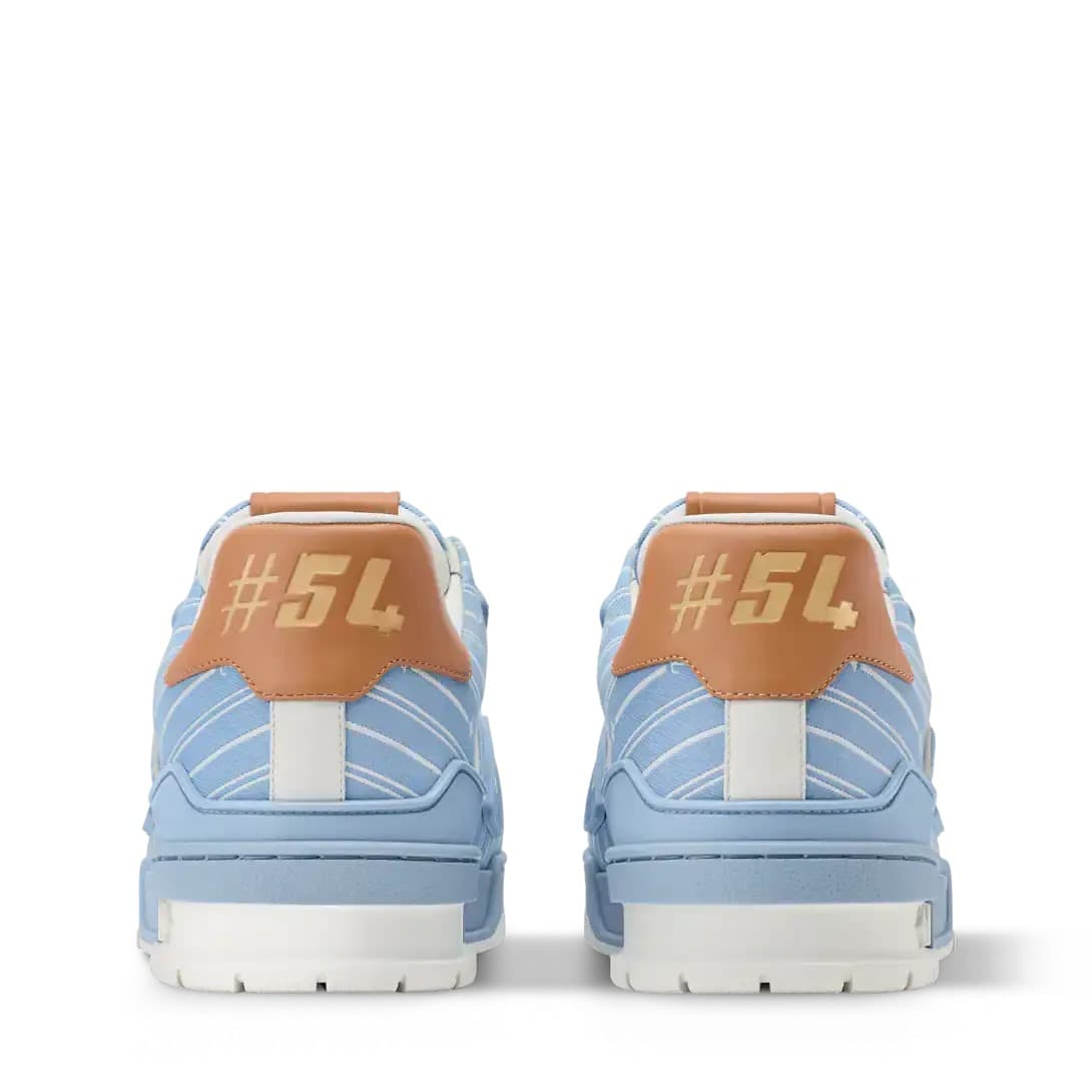 Louis Vuitton Sneakers Trainer Bleu — vue 3