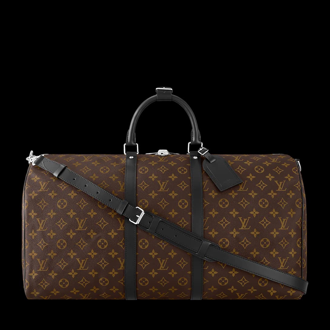 Louis Vuitton Sac Keepall Bandoulière 55 Black
