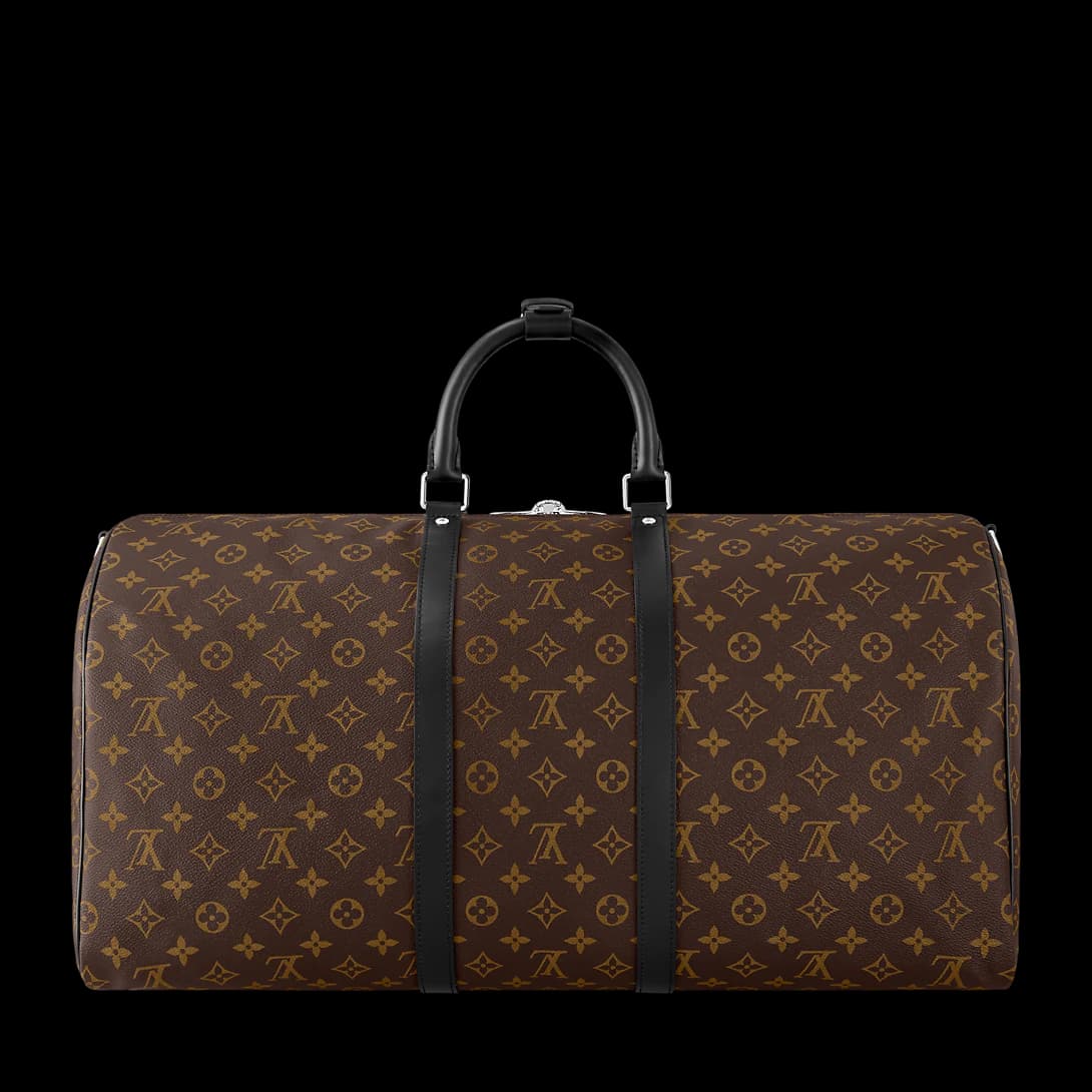 Louis Vuitton Sac Keepall Bandoulière 55 Black — vue 5