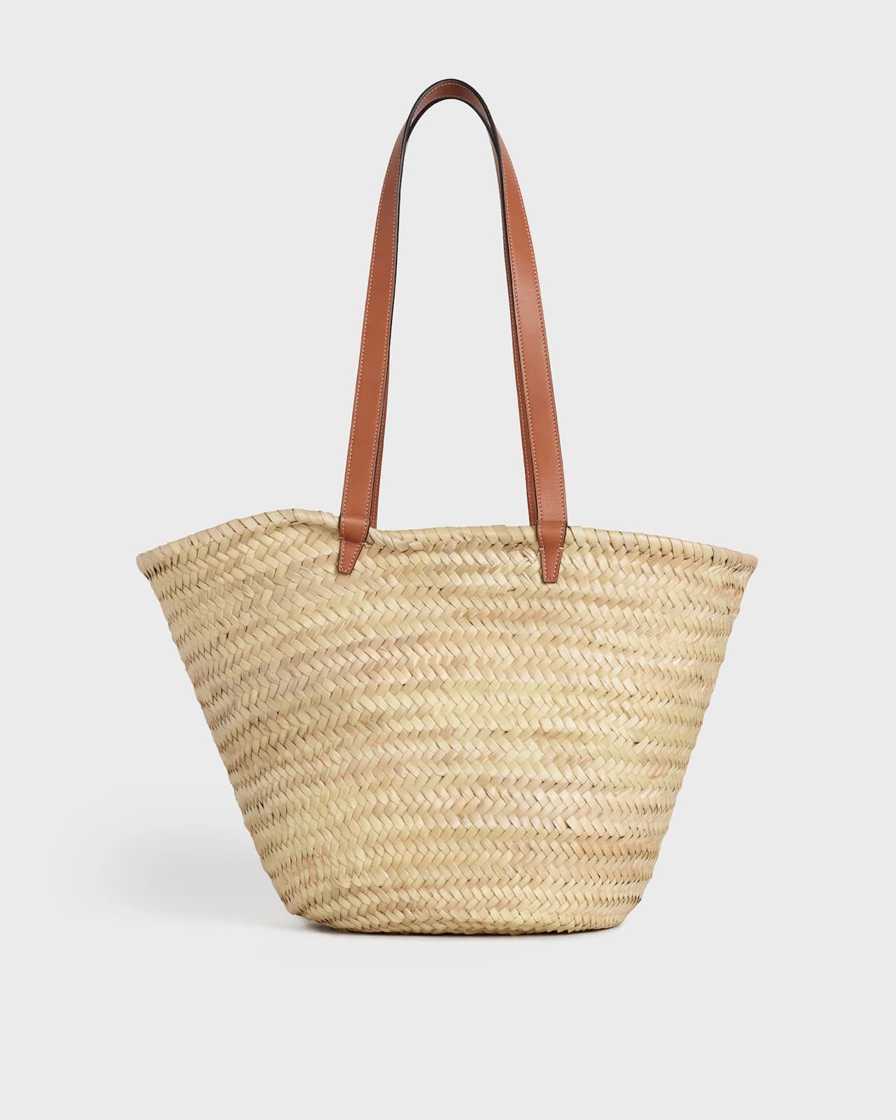 CÉLINE CLASSIC PANIER MOYEN MODELE FEUILLES DE PALMIER ET VEAU — vue 3