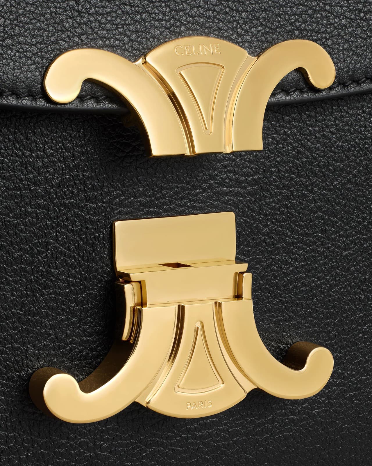 CÉLINE SAC NINO MOYEN MODÈLE VEAU SOUPLE GRAINÉ — vue 5