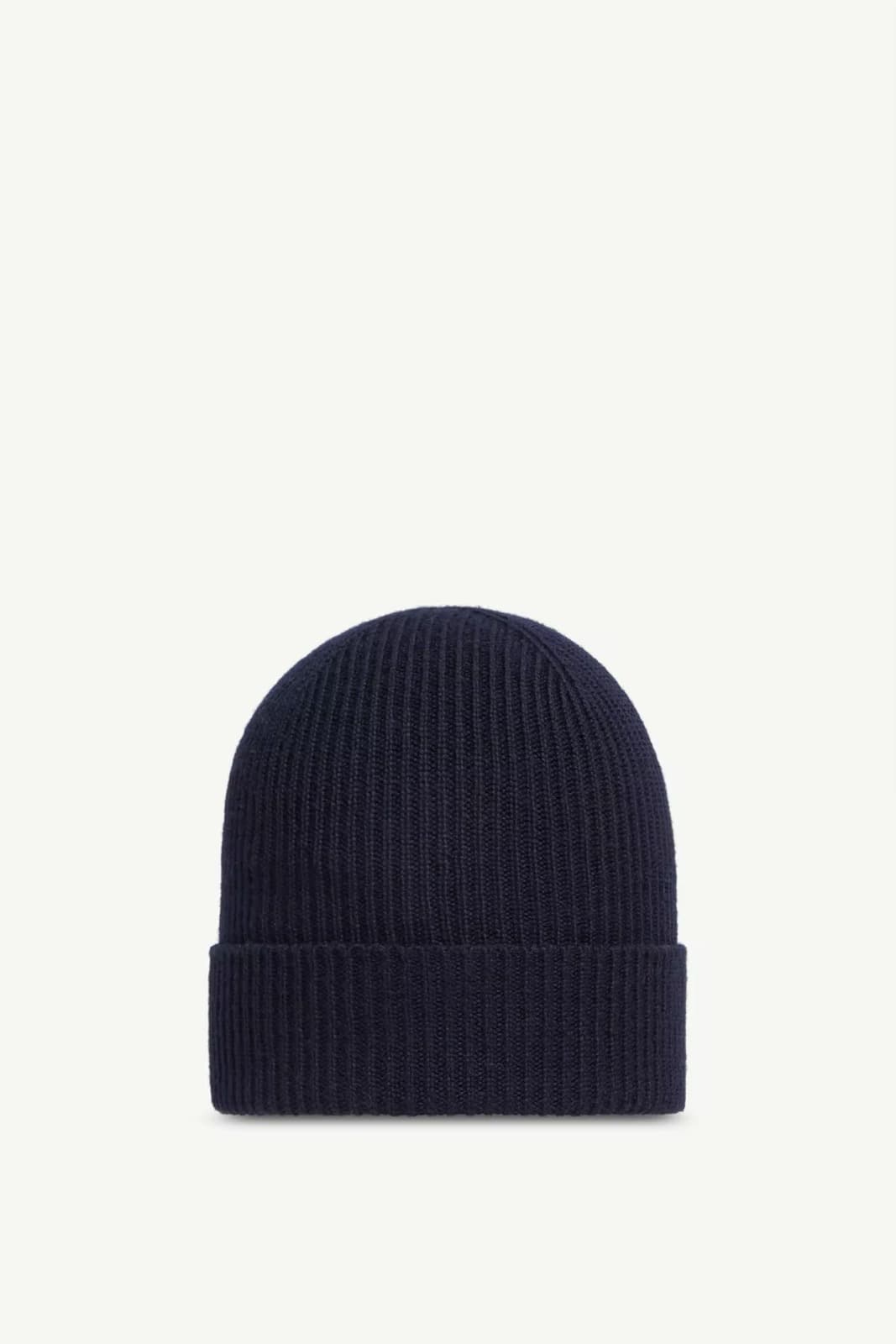 Moncler Bonnet en laine bleu marine — vue 2