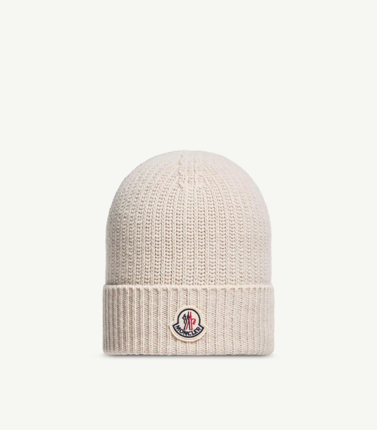 Moncler Bonnet tricoté en laine mélangée