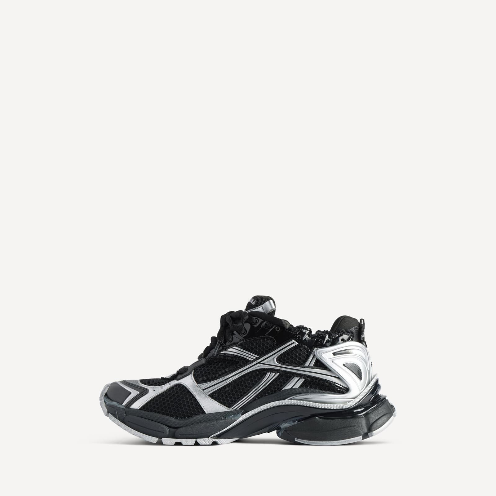 BALANCIAGA SNEAKER RUNNER EN NOIR/ARGENT — vue 4