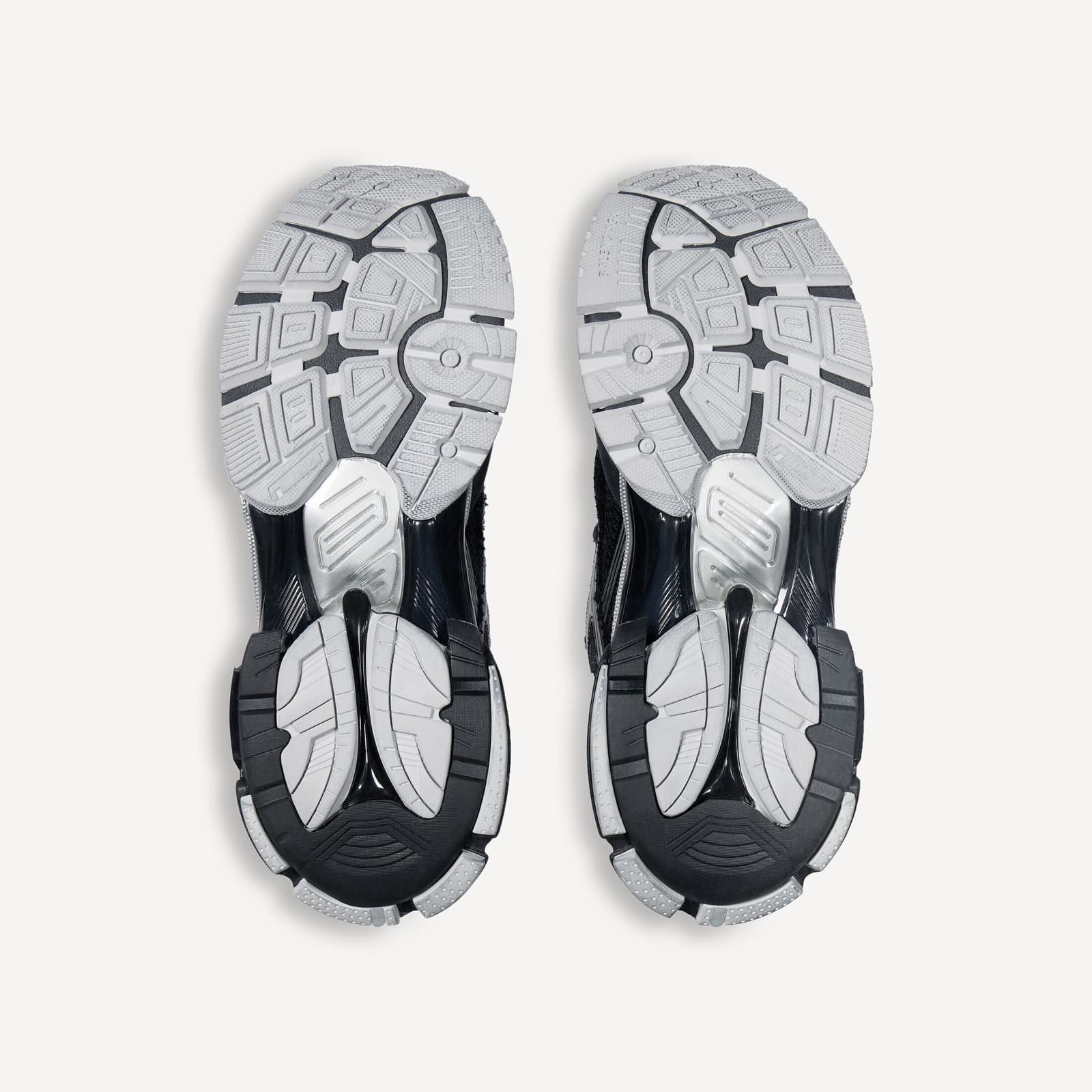 BALANCIAGA SNEAKER RUNNER EN NOIR/ARGENT — vue 7