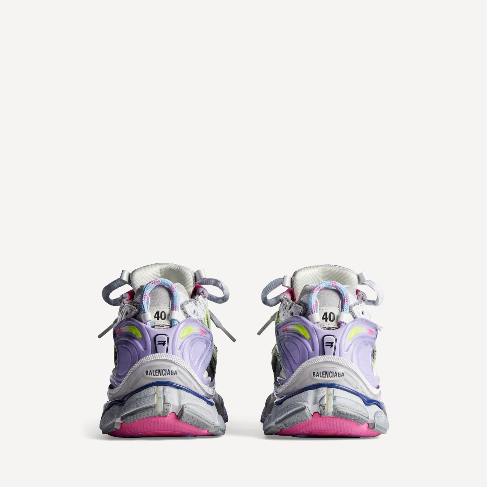 BALANCIAGA SNEAKER RUNNER EN GRIS — vue 5