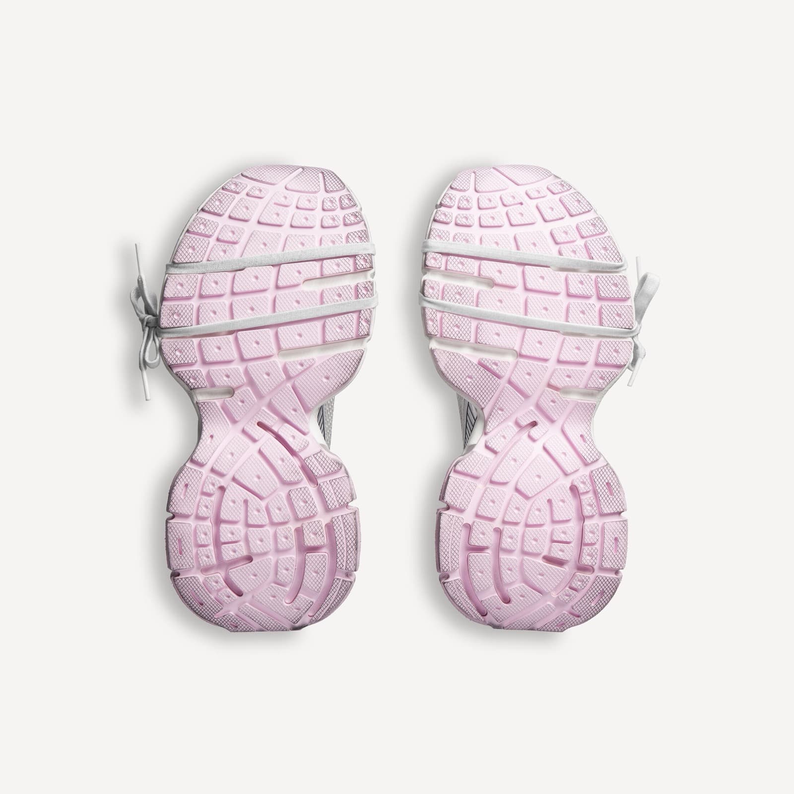 BALANCIAGA SNEAKER 3XL GEL CLEARSOLE EN BLANC/ROSE/NOIR — vue 5