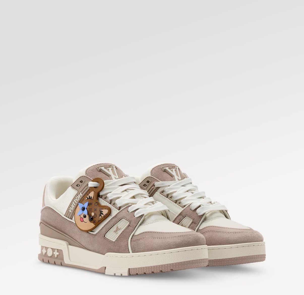 Louis Vuitton Sneaker LV Trainer  Couleur Beige — vue 2