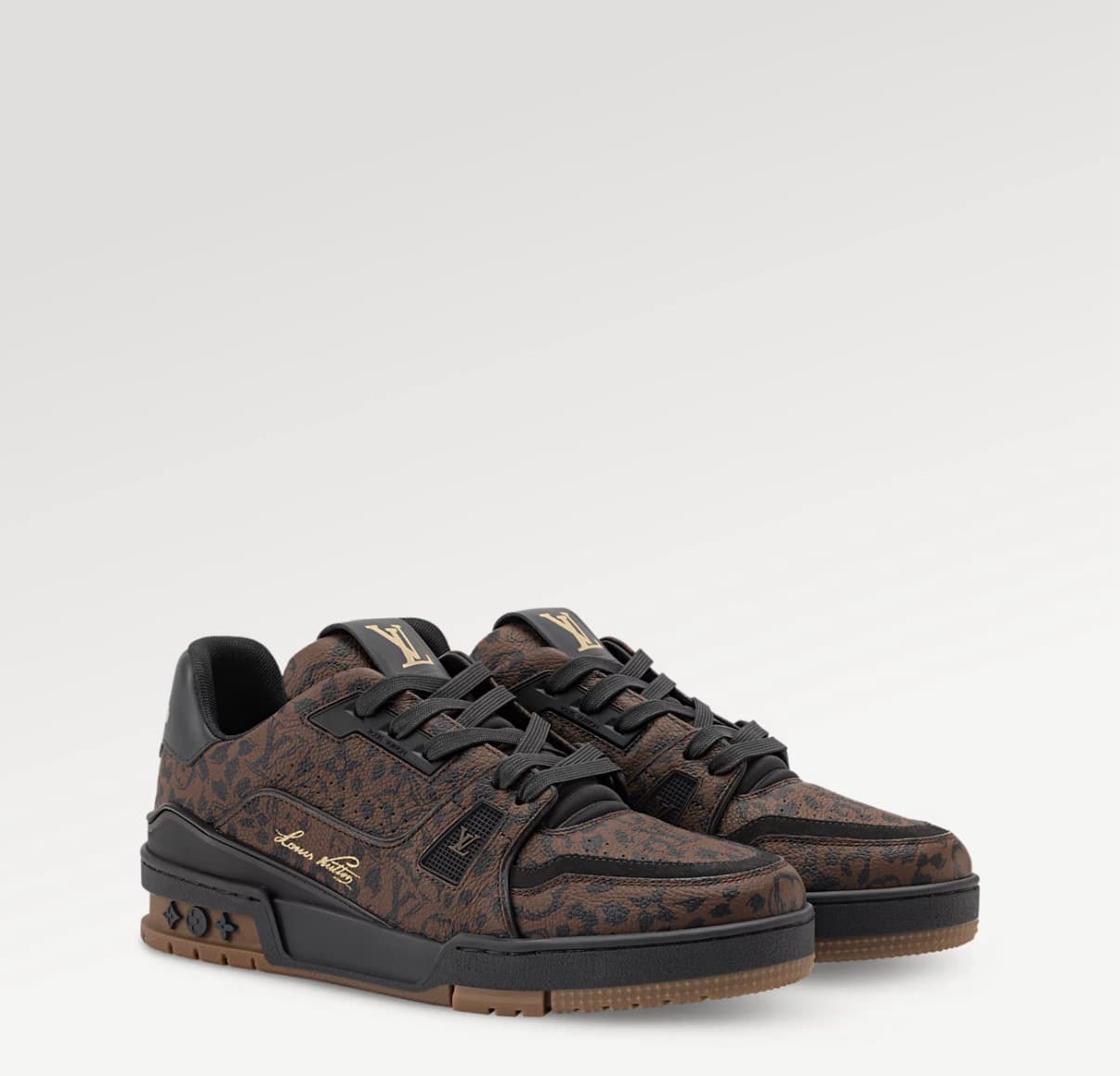 Louis Vuitton Sneaker LV Trainer  Couleur Marron — vue 2