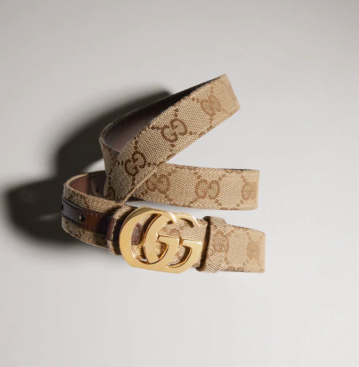 Gucci Ceinture réversible Cut GG Marmont pour Femme