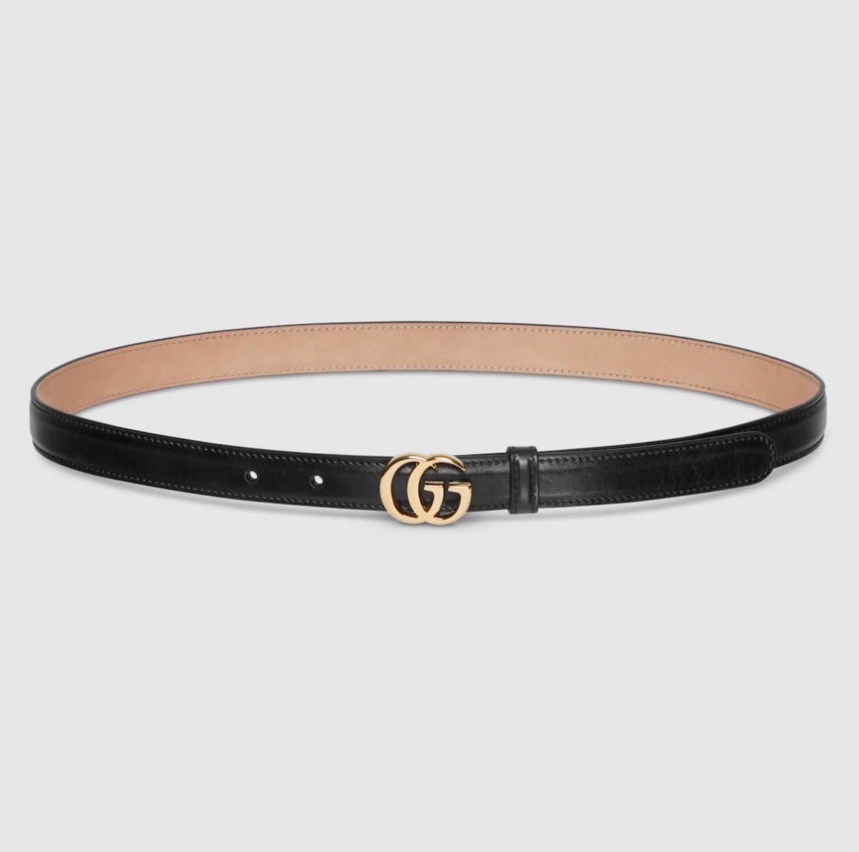 Gucci Ceinture fine GG Marmont pour Femme
