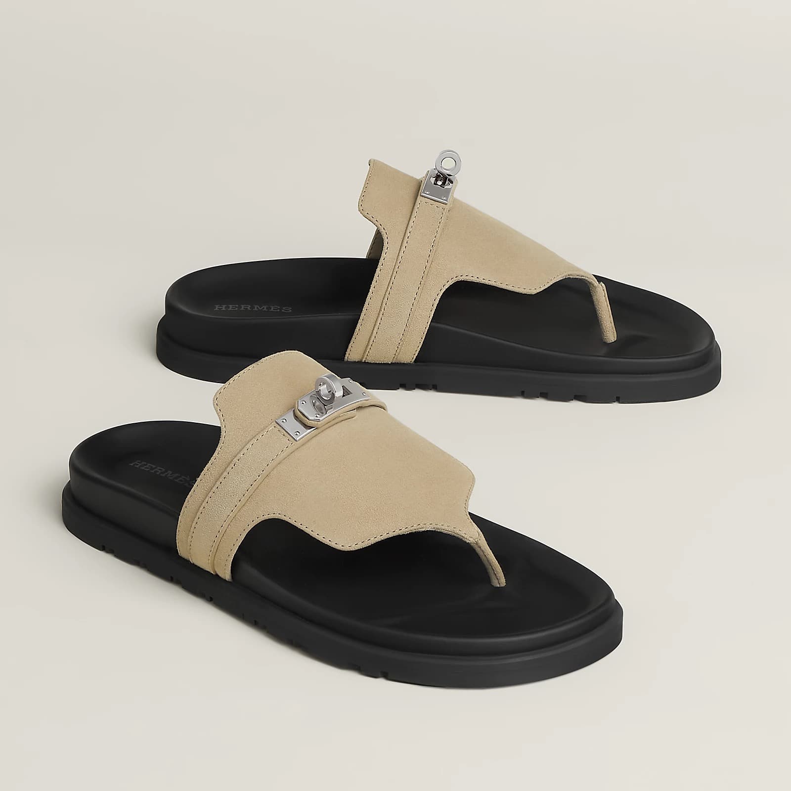 Hermes Sandale Empire Beige Camel — vue 2
