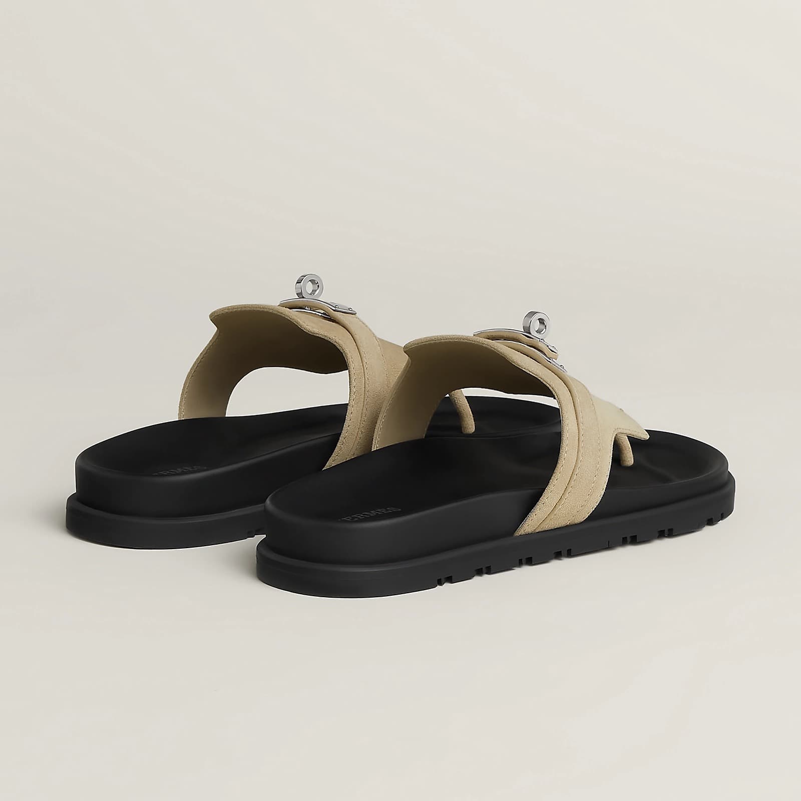 Hermes Sandale Empire Beige Camel — vue 3