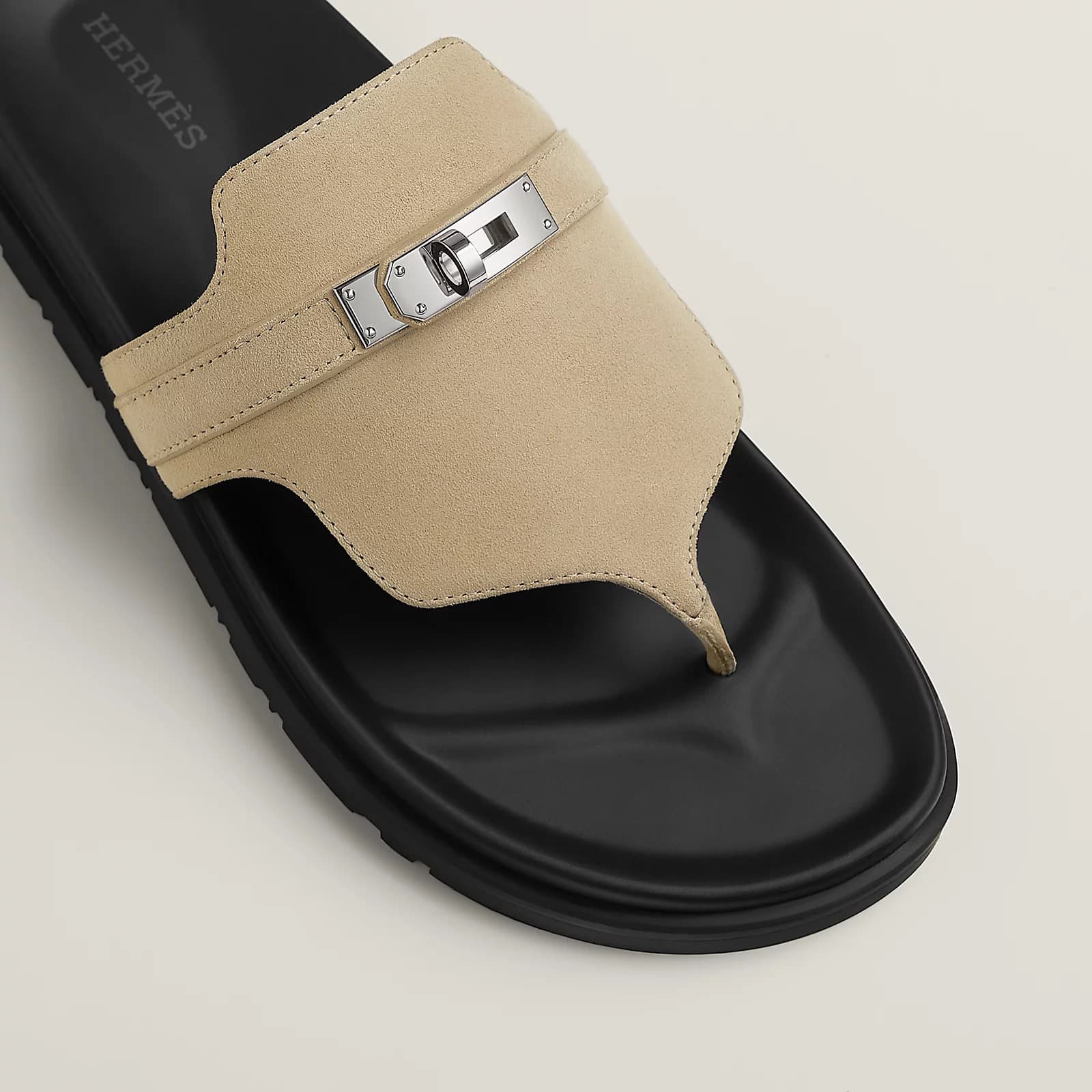 Hermes Sandale Empire Beige Camel — vue 4