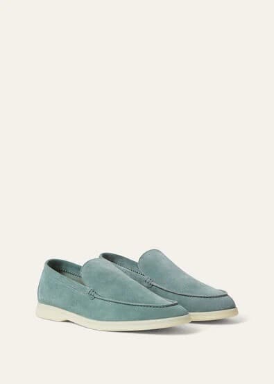 Loro Piana Mocassin Couleur Pine Cloud — vue 2