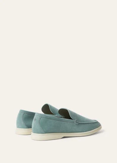 Loro Piana Mocassin Couleur Pine Cloud — vue 3