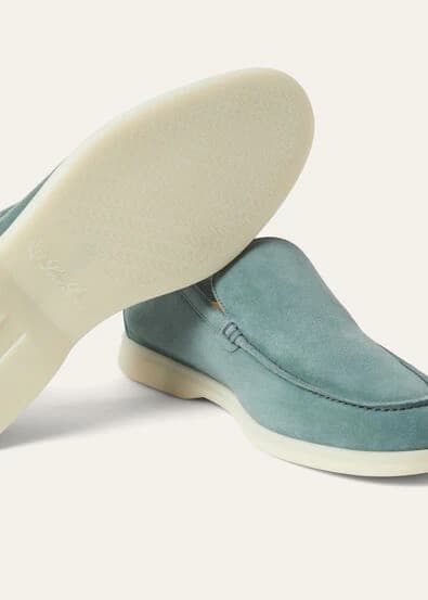 Loro Piana Mocassin Couleur Pine Cloud — vue 4