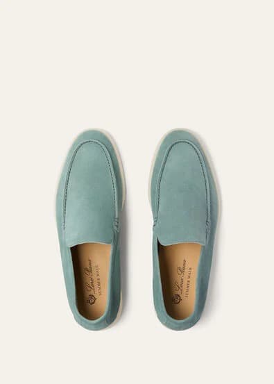 Loro Piana Mocassin Couleur Pine Cloud — vue 5