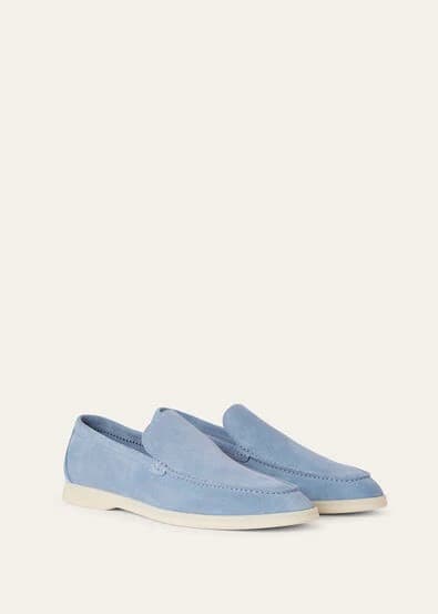 Loro Piana Mocassin Couleur Poussière — vue 2