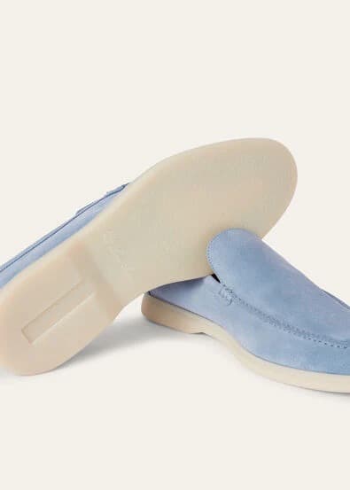 Loro Piana Mocassin Couleur Poussière — vue 4