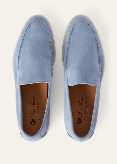 Loro Piana Mocassin Couleur Poussière — vue 5