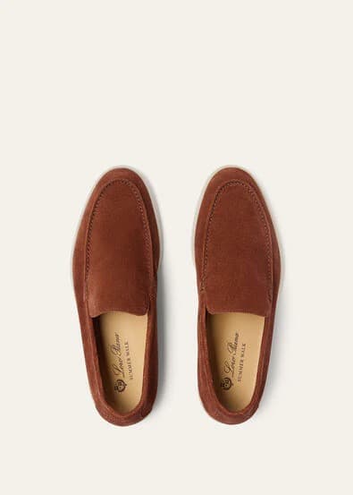 Loro Piana Mocassin Couleur Brown Whiskey — vue 3