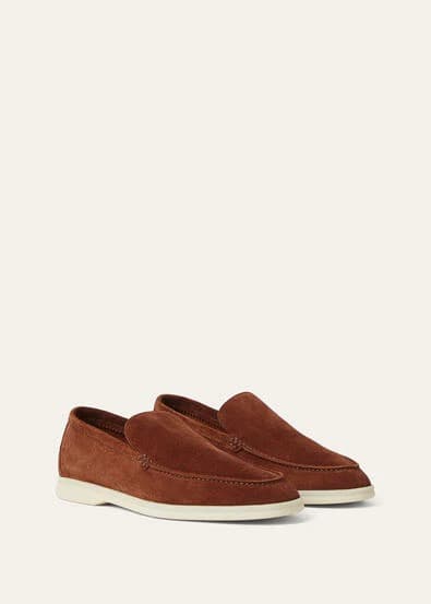 Loro Piana Mocassin Couleur Brown Whiskey — vue 6