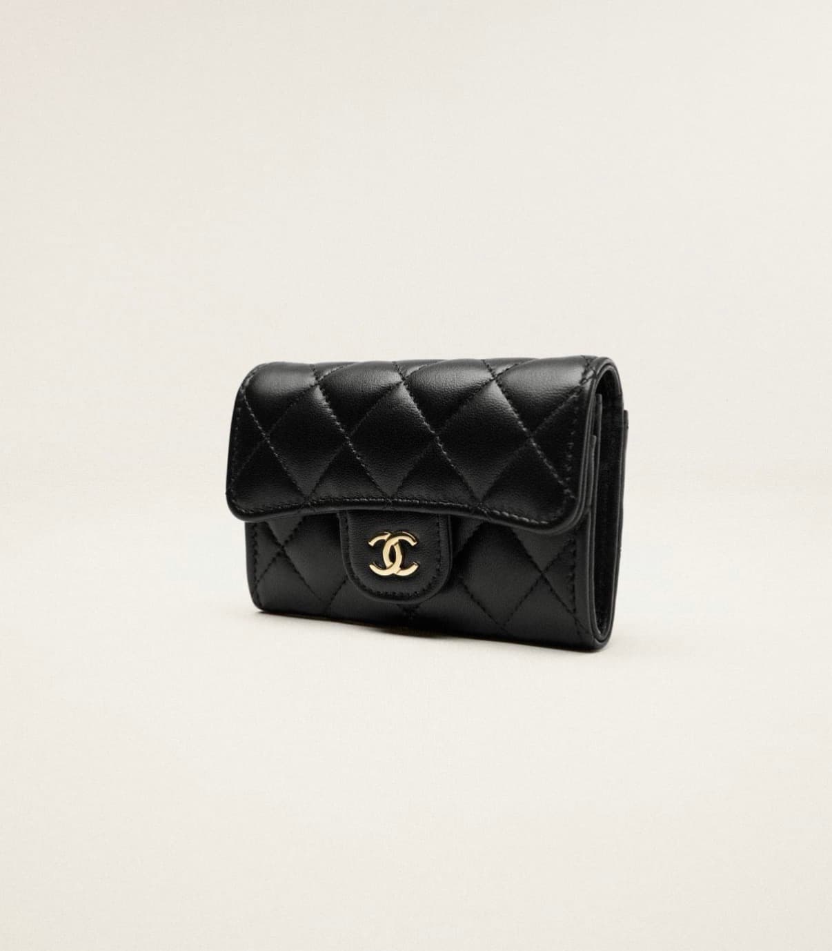 Chanel Porte-cartes à rabat classique femme — vue 2