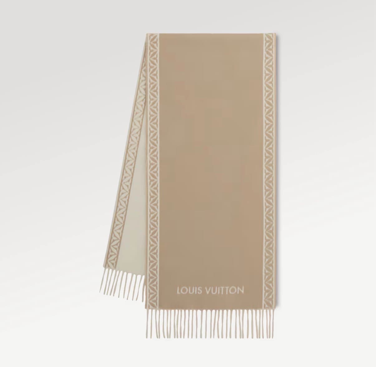 Louis Vuitton Écharpe Crown Couleur Beige
