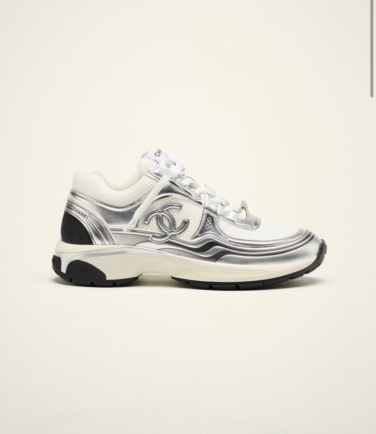 Basquets Chanel Sliver