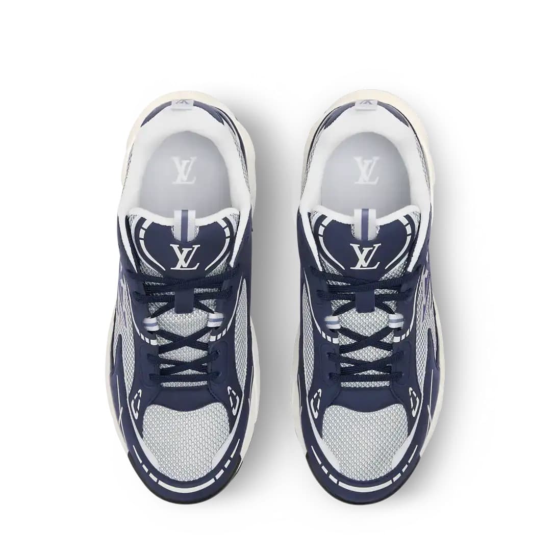 Sneakers LV Tatic Runner Blue — vue 2