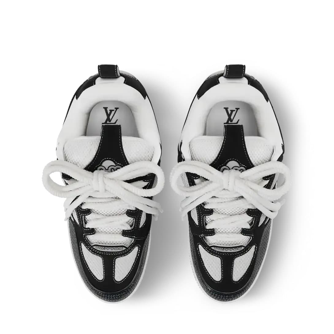 Sneakers LV Skate Black • White — vue 2