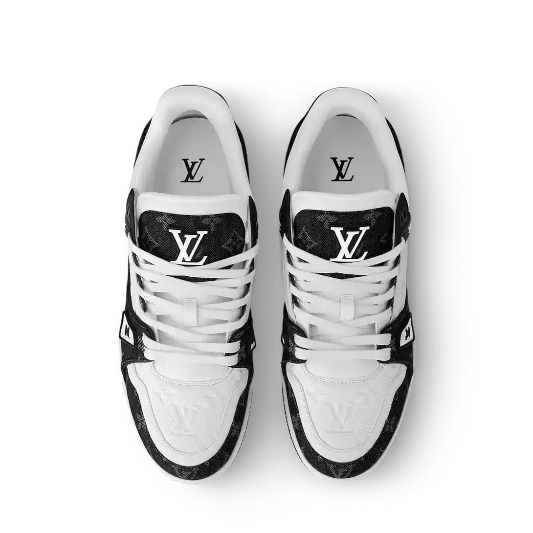 Sneakers LV Traîner Black • White — vue 2