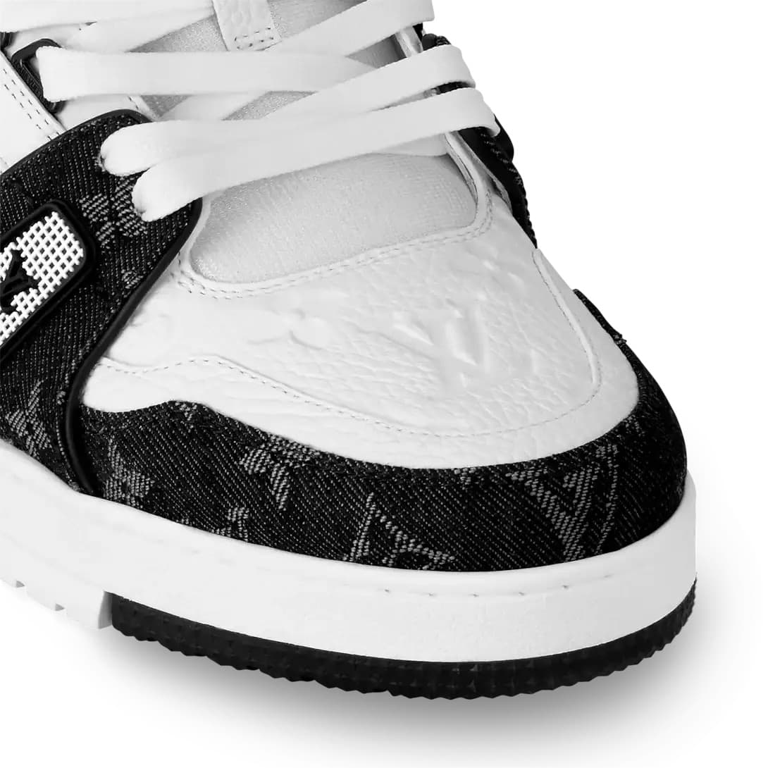Sneakers LV Traîner Black • White — vue 3