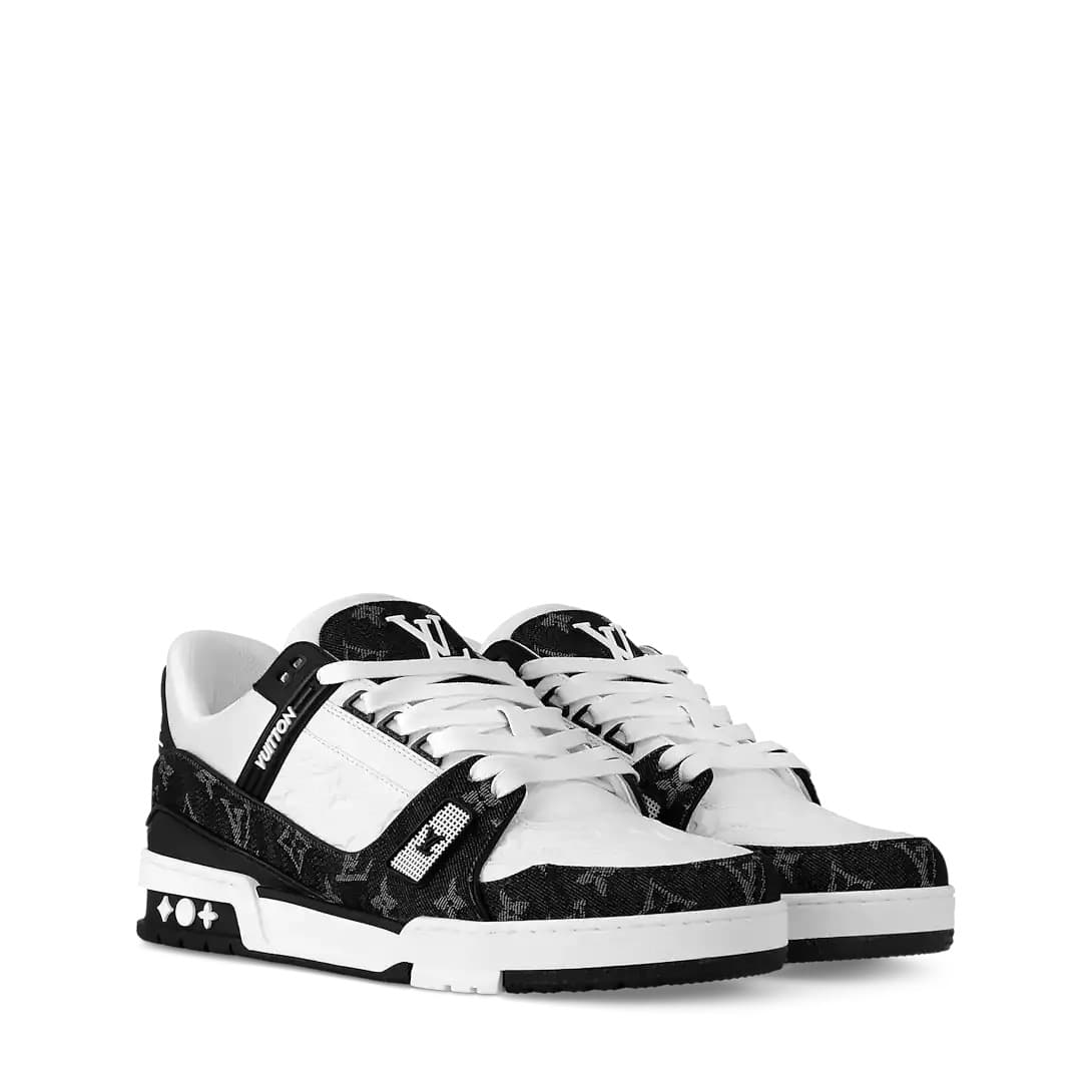 Sneakers LV Traîner Black • White — vue 6