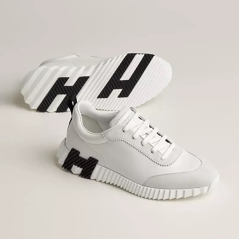 Hermes Sneakers Boucing White — vue 5