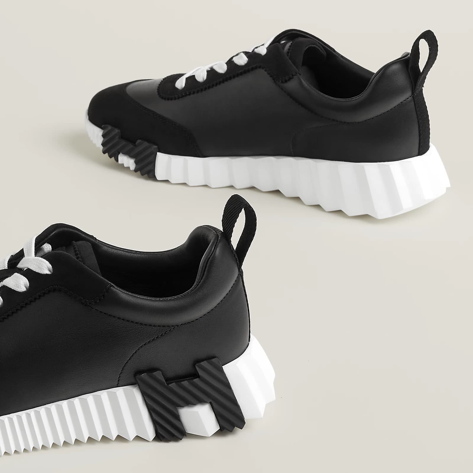 Hermes Sneakers Boucing Black — vue 4