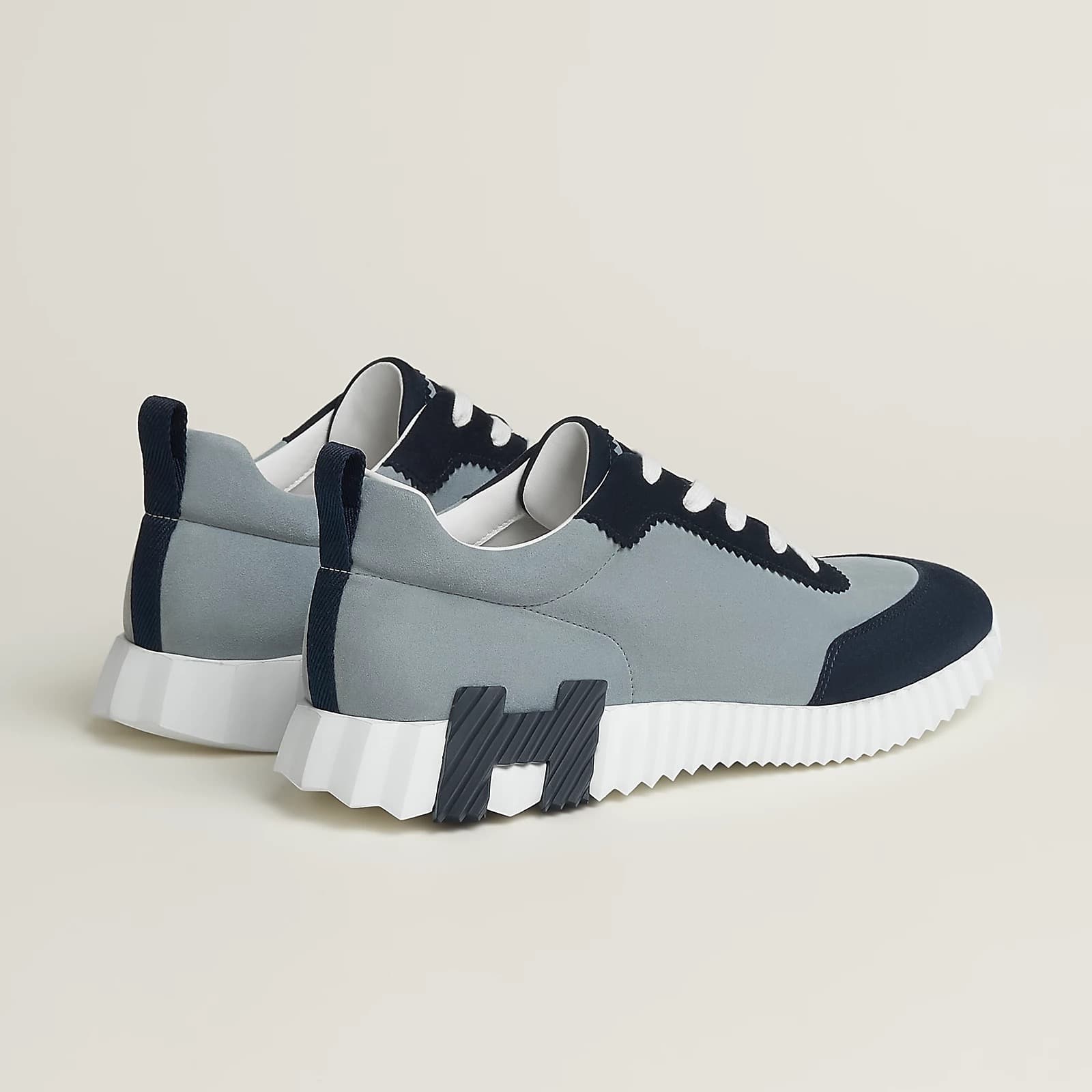 Hermes Sneakers Boucing Bleu Galet • Marine — vue 3